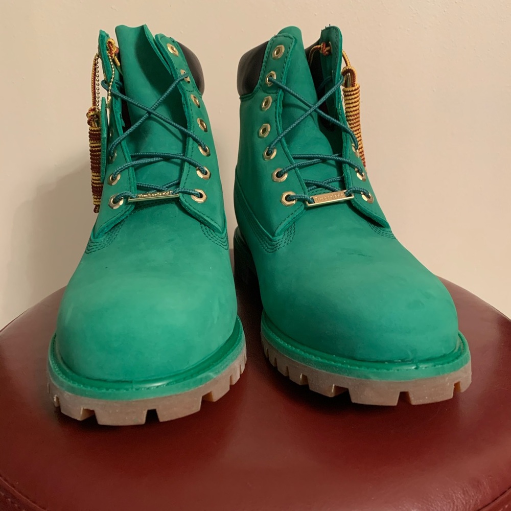 Timberland Premium 6 Inch Boot Green Size 13